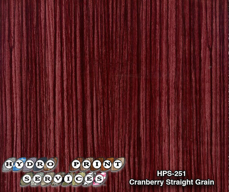 HPS-251 Cranberry Straight Grain (Ford, Caddilac Match)